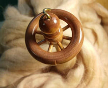 Load image into Gallery viewer, Spindle for Spinning Yarn - Top Whorl Drop Spindle - Rose Gold
